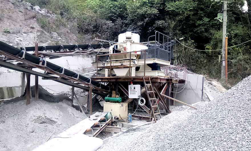 湖南長(zhǎng)沙河卵石制砂生產(chǎn)線(xiàn)