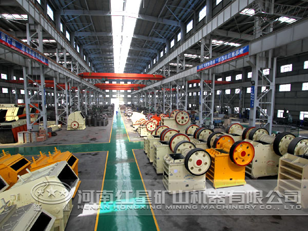 顎式破碎機生產車間 顎式破碎機生產車間