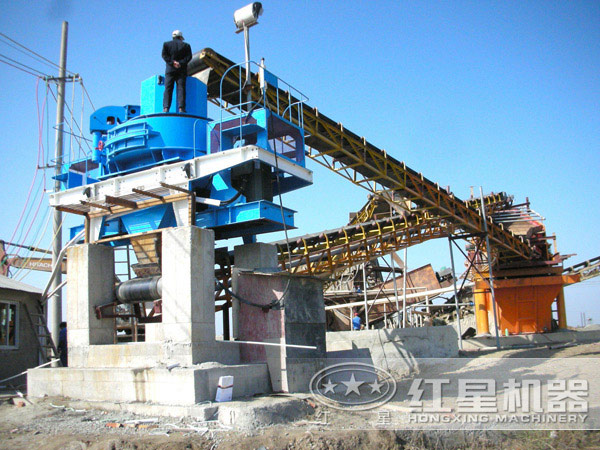 建筑垃圾制砂生產現場 建筑垃圾制砂生產現場