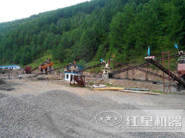 制沙生產(chǎn)線作業(yè)現(xiàn)場