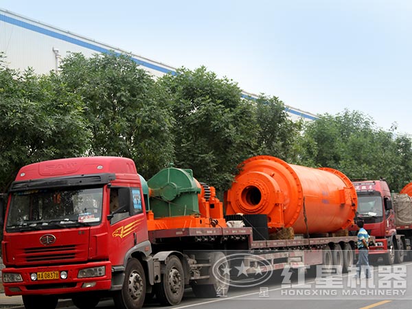 發往山東的球磨機已上路 發往山東的球磨機已上路