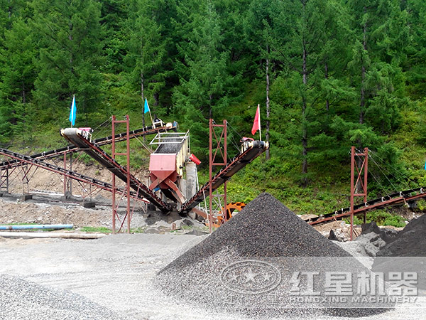 經制沙后的卵石成品 經制沙后的卵石成品