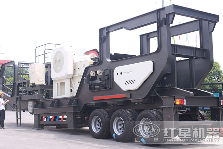 輪胎移動破碎機 輪胎移動破碎機