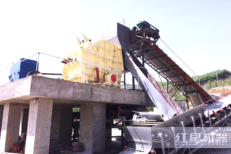 固定式碎石機客戶現場，可到場參觀